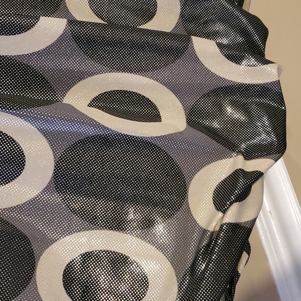 Joseph Ribkoff Monochrome Circle Pattern Mini Dre… - image 3